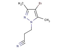 3-(4-bromo-3,5-dimethyl-1H-pyrazol-1-yl)propanenitrile