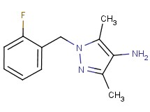 1-(2-fluorobenzyl)-3,5-dimethyl-1H-pyrazol-4-amine