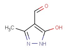 5-hydroxy-3-methyl-1H-pyrazole-4-carbaldehyde