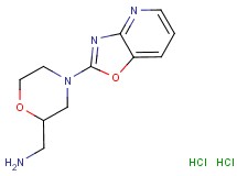 [(4-[1,3]oxazolo[4,5-b]pyridin-2-yl-2-morpholinyl)methyl]amine dihydrochloride