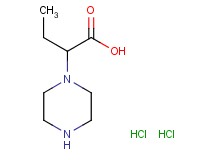 2-(1-piperazinyl)butanoic acid dihydrochloride