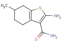 2-amino-6-methyl-4,5,6,7-tetrahydro-1-benzothiophene-3-carboxamide