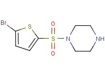 1-[(5-bromo-2-thienyl)sulfonyl]piperazine
