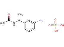 N-[1-(3-aminophenyl)ethyl]acetamide sulfate (2:1)