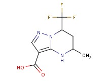 5-methyl-7-(trifluoromethyl)-4,5,6,7-tetrahydropyrazolo[1,5-a]pyrimidine-3-carboxylic acid