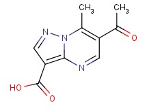 6-acetyl-7-methylpyrazolo[1,5-a]pyrimidine-3-carboxylic acid