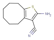 2-amino-4,5,6,7,8,9-hexahydrocycloocta[b]thiophene-3-carbonitrile