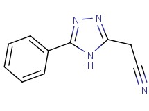 (5-phenyl-4H-1,2,4-triazol-3-yl)acetonitrile