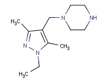 1-[(1-ethyl-3,5-dimethyl-1H-pyrazol-4-yl)methyl]piperazine