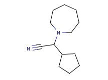 azepan-1-yl(cyclopentyl)acetonitrile