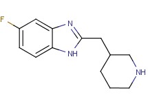 5-fluoro-2-(piperidin-3-ylmethyl)-1H-benzimidazole