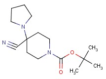 tert-butyl 4-cyano-4-pyrrolidin-1-ylpiperidine-1-carboxylate