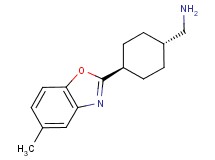 rac-1-[trans-4-(5-methyl-1,3-benzoxazol-2-yl)cyclohexyl]methanamine