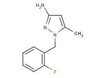 1-(2-fluorobenzyl)-5-methyl-1H-pyrazol-3-amine