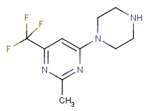 2-methyl-4-piperazin-1-yl-6-(trifluoromethyl)pyrimidine