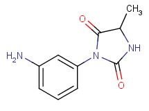 3-(3-aminophenyl)-5-methylimidazolidine-2,4-dione