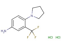 [4-(1-pyrrolidinyl)-3-(trifluoromethyl)phenyl]amine dihydrochloride