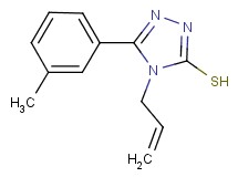 4-allyl-5-(3-methylphenyl)-4H-1,2,4-triazole-3-thiol