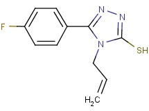 4-allyl-5-(4-fluorophenyl)-4H-1,2,4-triazole-3-thiol