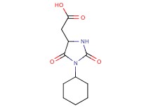 (1-cyclohexyl-2,5-dioxoimidazolidin-4-yl)acetic acid