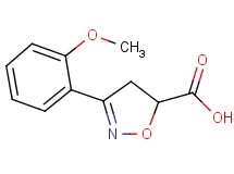 3-(2-methoxyphenyl)-4,5-dihydroisoxazole-5-carboxylic acid