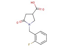1-(2-fluorobenzyl)-5-oxopyrrolidine-3-carboxylic acid