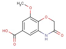 8-methoxy-3-oxo-3,4-dihydro-2H-1,4-benzoxazine-6-carboxylic acid