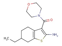 6-ethyl-3-(morpholin-4-ylcarbonyl)-4,5,6,7-tetrahydro-1-benzothiophen-2-amine