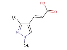 (2E)-3-(1,3-dimethyl-1H-pyrazol-4-yl)acrylic acid