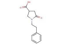 5-oxo-1-(2-phenylethyl)pyrrolidine-3-carboxylic acid