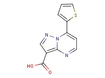 7-(2-thienyl)pyrazolo[1,5-a]pyrimidine-3-carboxylic acid