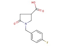1-(4-fluorobenzyl)-5-oxopyrrolidine-3-carboxylic acid
