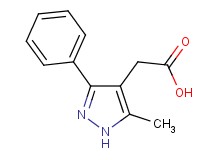 (5-methyl-3-phenyl-1H-pyrazol-4-yl)acetic acid