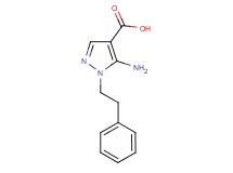 5-amino-1-(2-phenylethyl)-1H-pyrazole-4-carboxylic acid