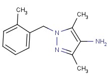 3,5-dimethyl-1-(2-methylbenzyl)-1H-pyrazol-4-amine