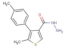 5-methyl-4-(4-methylphenyl)thiophene-3-carbohydrazide