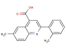 6-methyl-2-(2-methylphenyl)quinoline-4-carboxylic acid