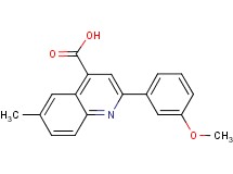 2-(3-methoxyphenyl)-6-methylquinoline-4-carboxylic acid