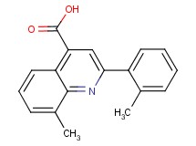 8-methyl-2-(2-methylphenyl)quinoline-4-carboxylic acid