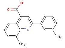 8-methyl-2-(3-methylphenyl)quinoline-4-carboxylic acid
