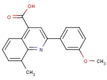 2-(3-methoxyphenyl)-8-methylquinoline-4-carboxylic acid