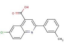 6-chloro-2-(3-methylphenyl)quinoline-4-carboxylic acid
