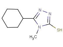 5-cyclohexyl-4-methyl-4H-1,2,4-triazole-3-thiol