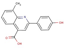 2-(4-hydroxyphenyl)-8-methylquinoline-4-carboxylic acid
