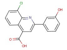 8-chloro-2-(3-hydroxyphenyl)quinoline-4-carboxylic acid