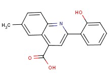 2-(2-hydroxyphenyl)-6-methylquinoline-4-carboxylic acid
