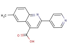 6-methyl-2-pyridin-4-ylquinoline-4-carboxylic acid