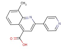 8-methyl-2-pyridin-4-ylquinoline-4-carboxylic acid