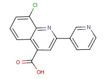 8-chloro-2-pyridin-3-ylquinoline-4-carboxylic acid