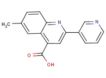 6-methyl-2-pyridin-3-ylquinoline-4-carboxylic acid